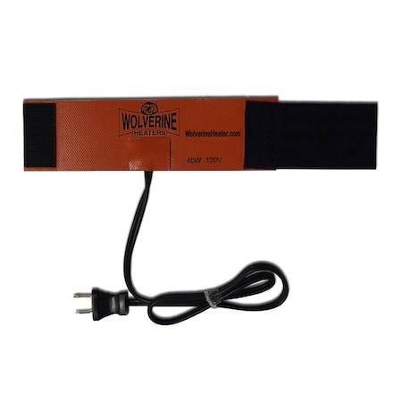 Zerostart Silicone Pad, Fuel Filter - 40Ww, 120Vv, 0.3Aa - 8in. 20 Cm X 2-1/4in. 5.7 Cm 3400101